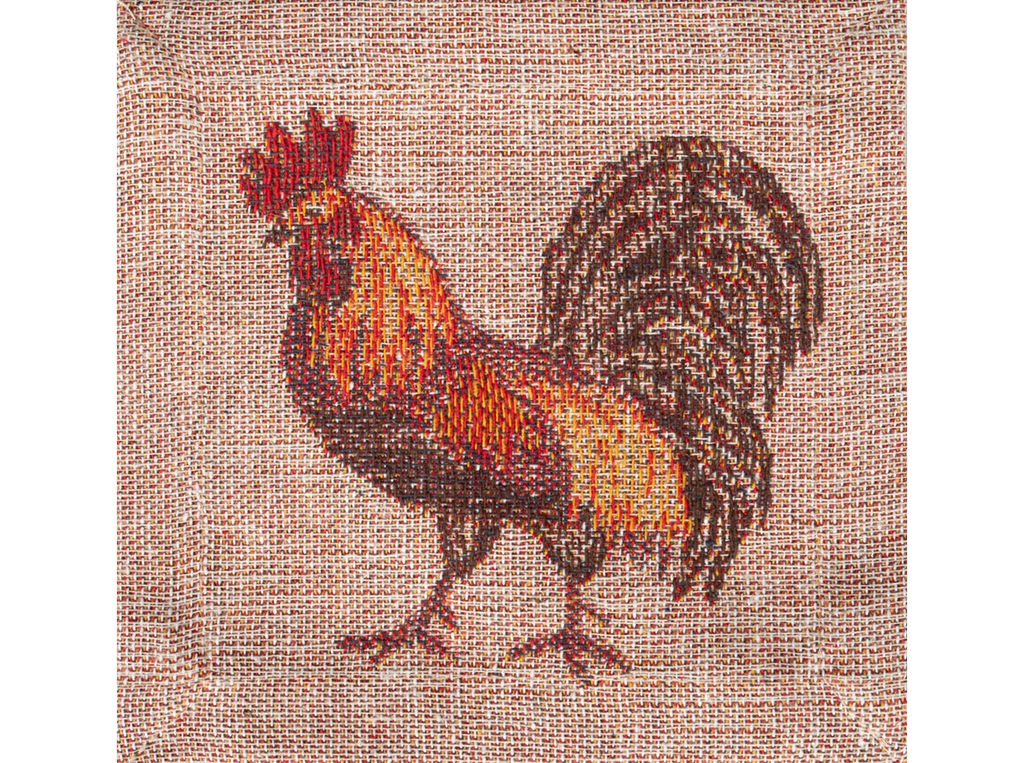 Салфетка декоративная 19С43-ШР/ст. 18*18 "Ферма-7" цв. 1 рис. 432