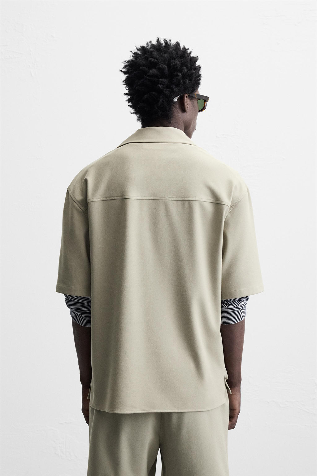TECHNICAL ZIP-UP POLO SHIRT - Zara фото 3