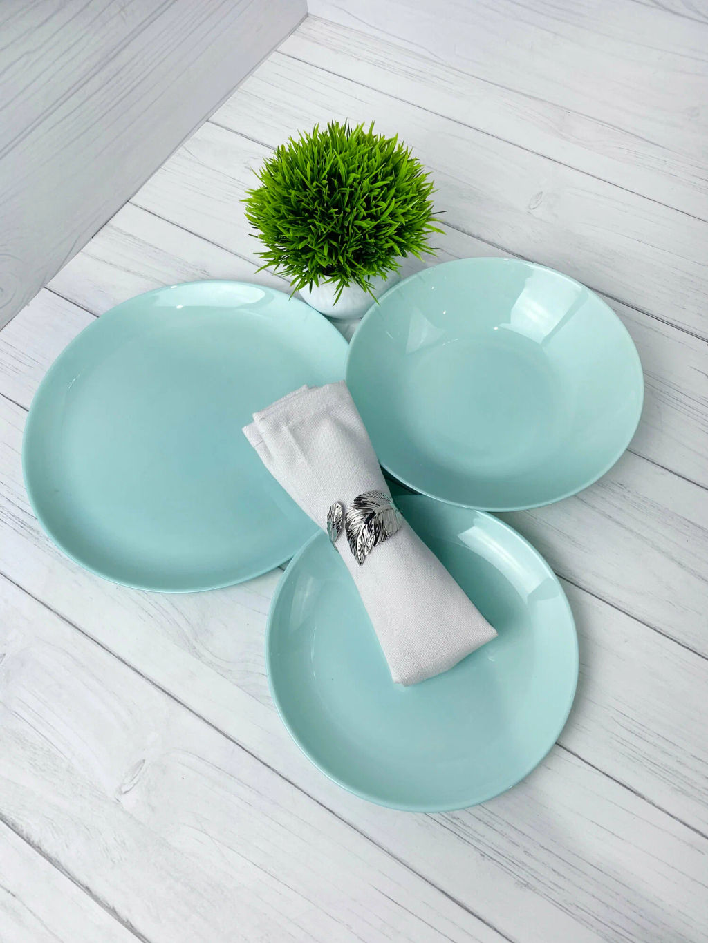 Набор столовый ДИВАЛИ ЛАЙТ ТЮРКУАЗ 18 предметов арт.P2963 /Люминарк/ - Luminarc фото 21