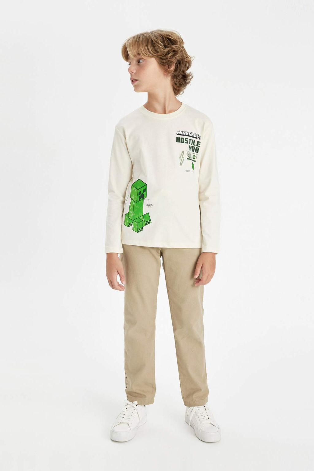 Erkek Cocuk Standart Paca Gabardin Pantolon - Defacto фото 3