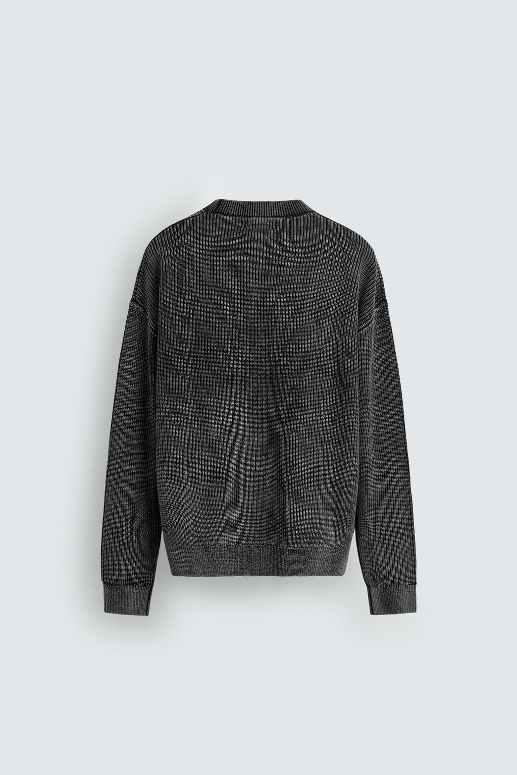 JERSEY ESTRUCTURA CANAL? LAVADO / Negro - Zara фото 8