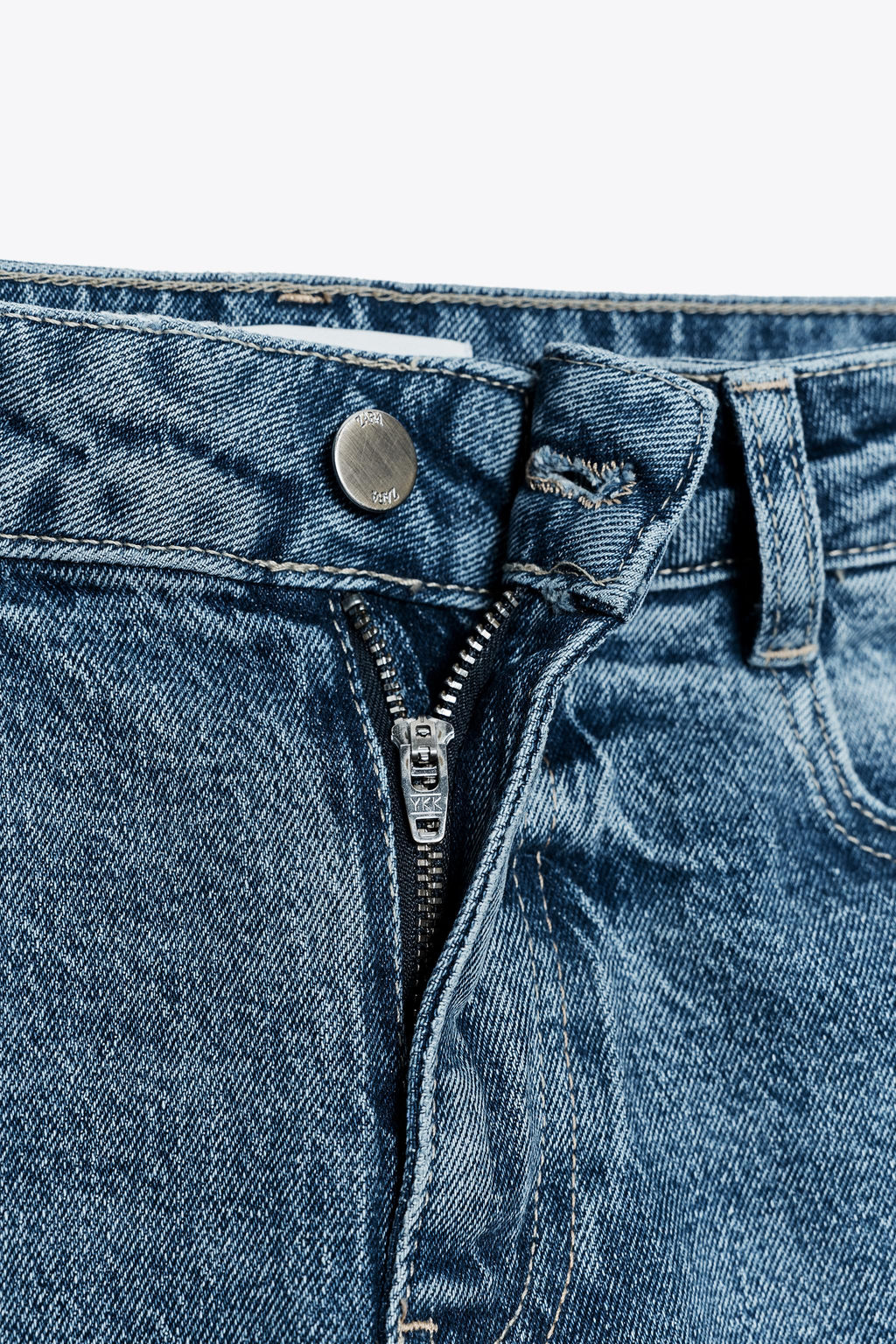 Z.10 HIGH-WAIST BELTED CULOTTES JEANS - Zara фото 20