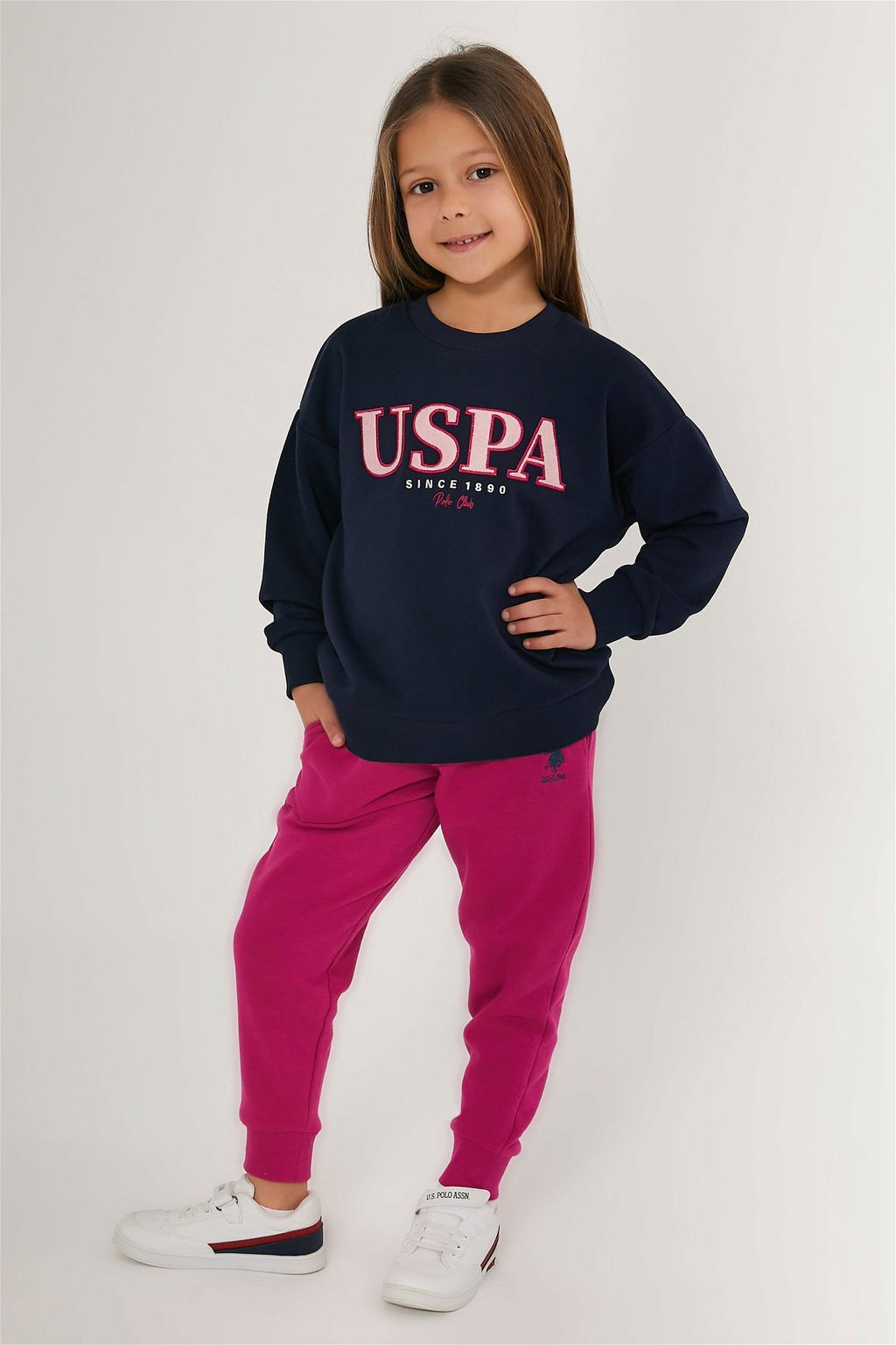 U. S. Polo Assn Темно-синий пижамный комплект для девочки - U.s. polo assn фото 6