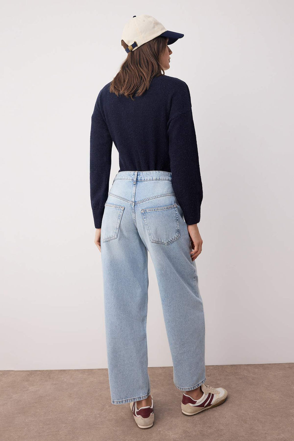 Ac?k Mavi Normal Bel Loose Baggy Jeans TWOAW26JE00053 - Trendyolmilla фото 4