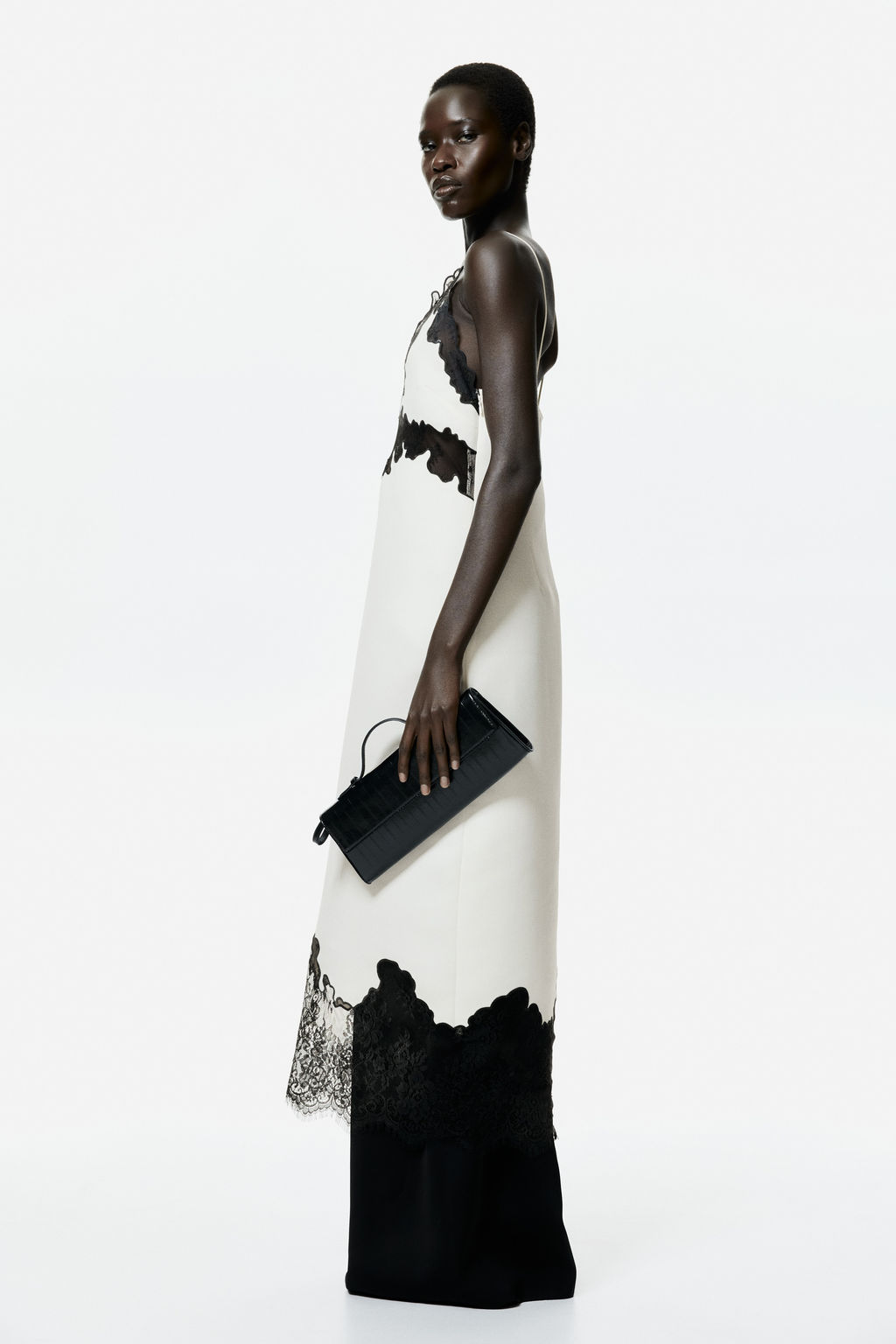 Vestido de tirantes con inserciones de encaje - H&m фото 4
