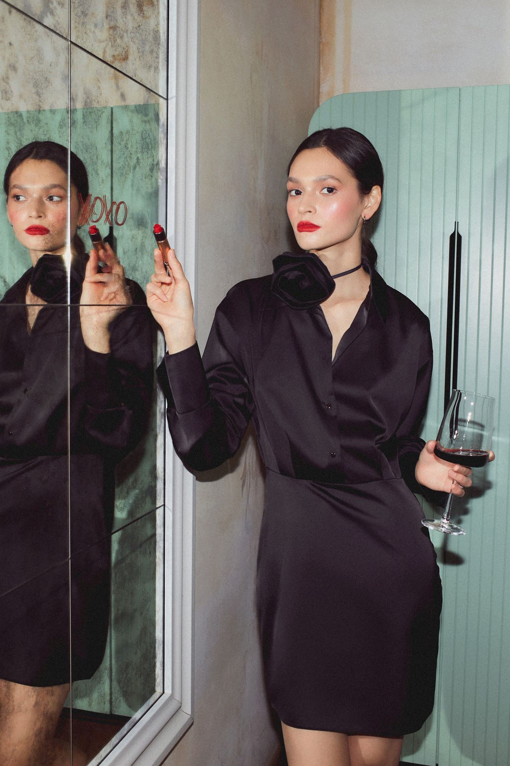 Платье мини отрезное по талии - Mollis фото 2