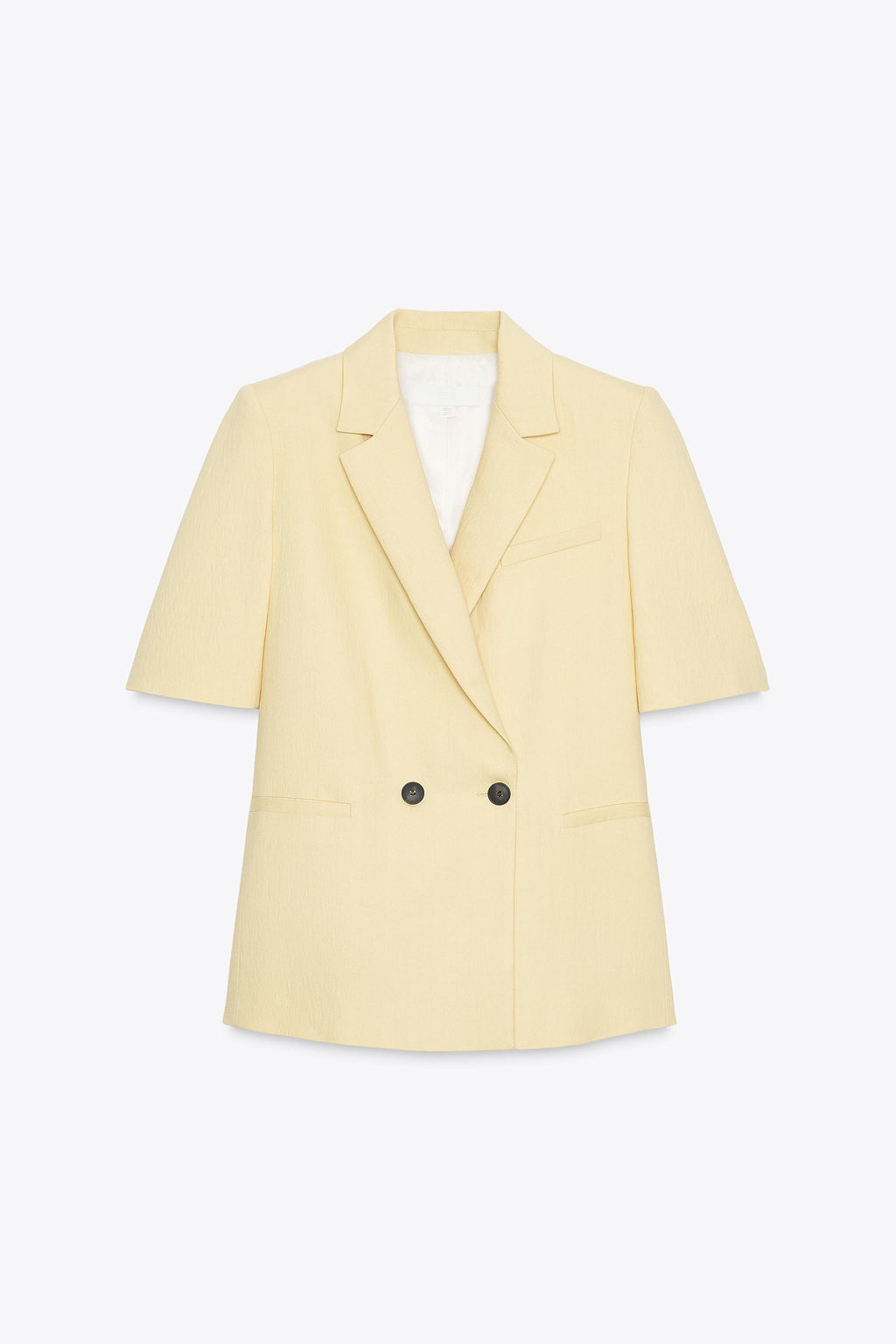 SHORT-SLEEVED TEXTURED BLAZER - Zara фото 7