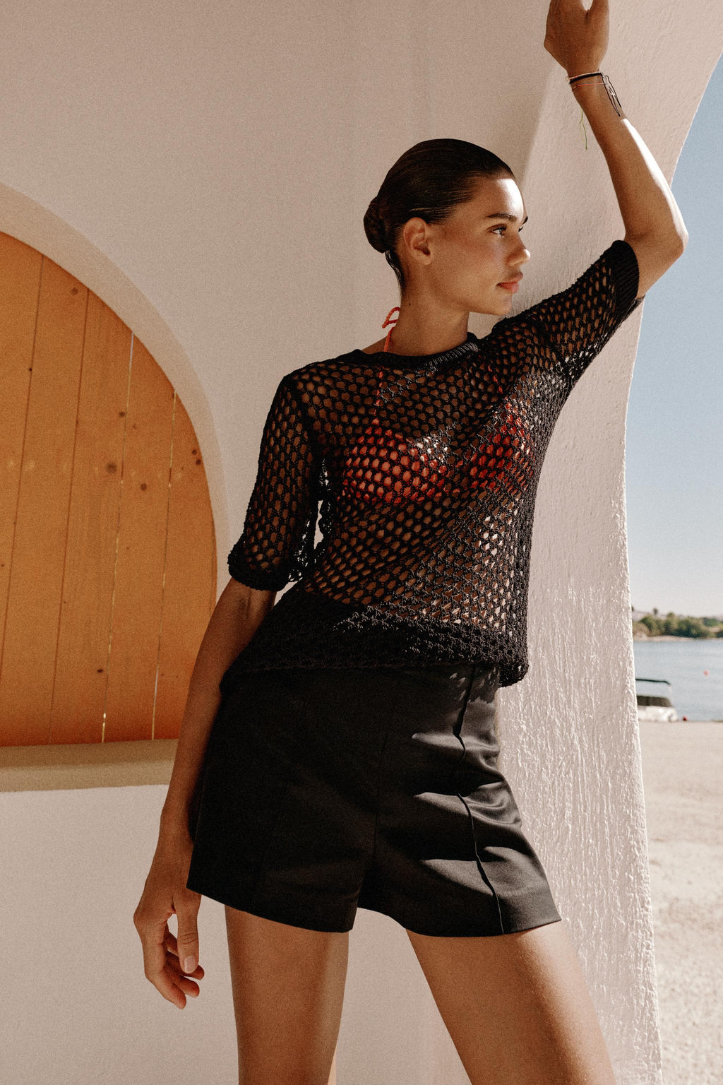 HIGH-WAIST BERMUDA SHORTS - Zara фото 30