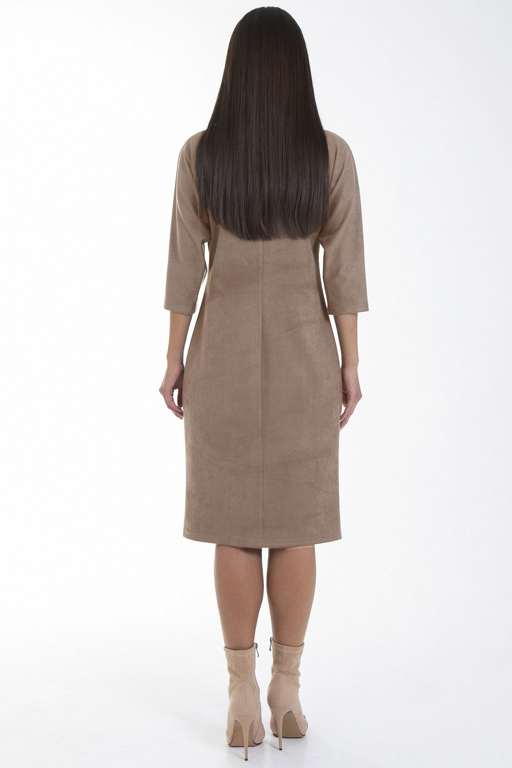 Платье Хит сезона(вельвет,мокко)