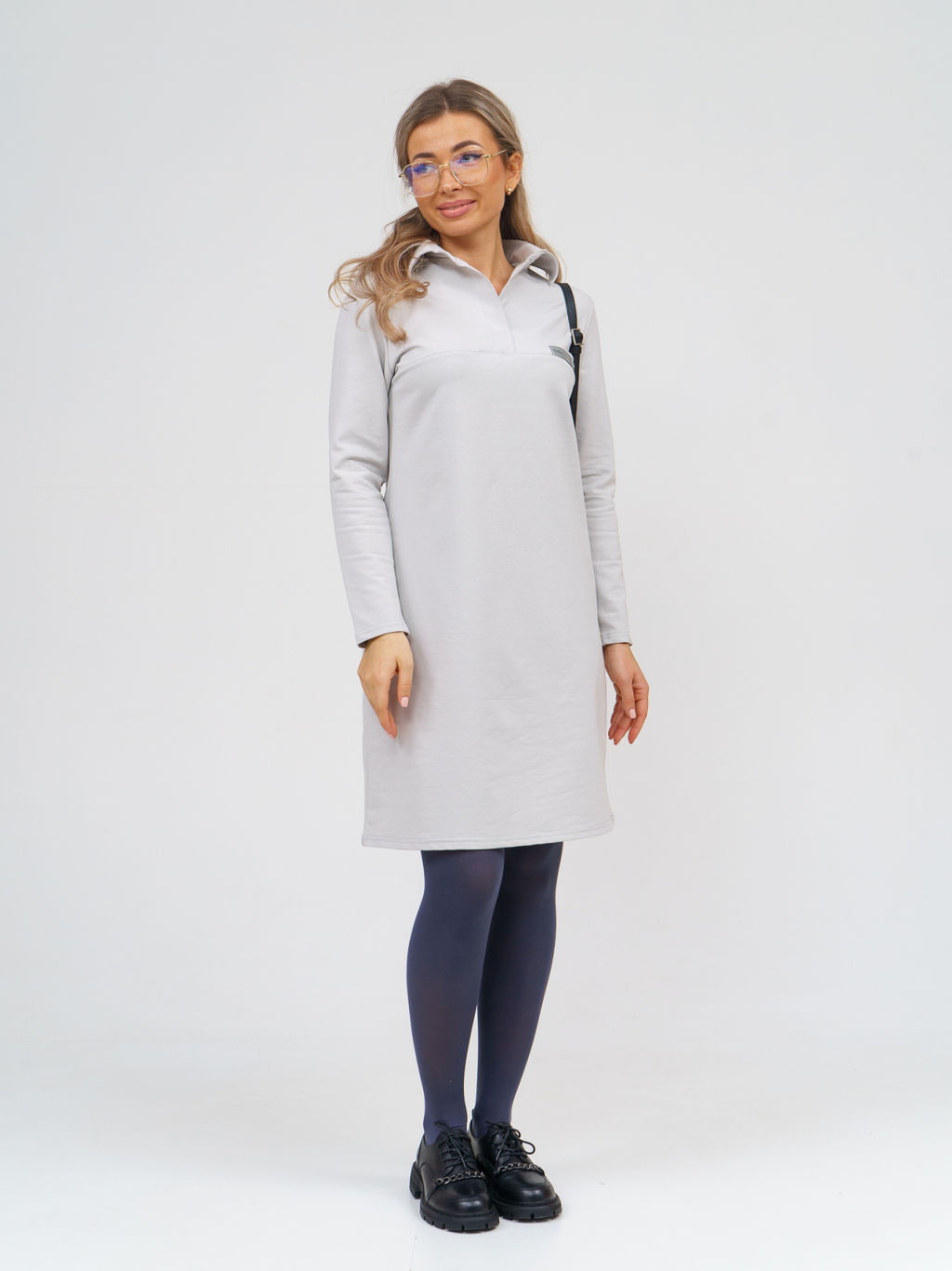 967 Платье "Св.серый"