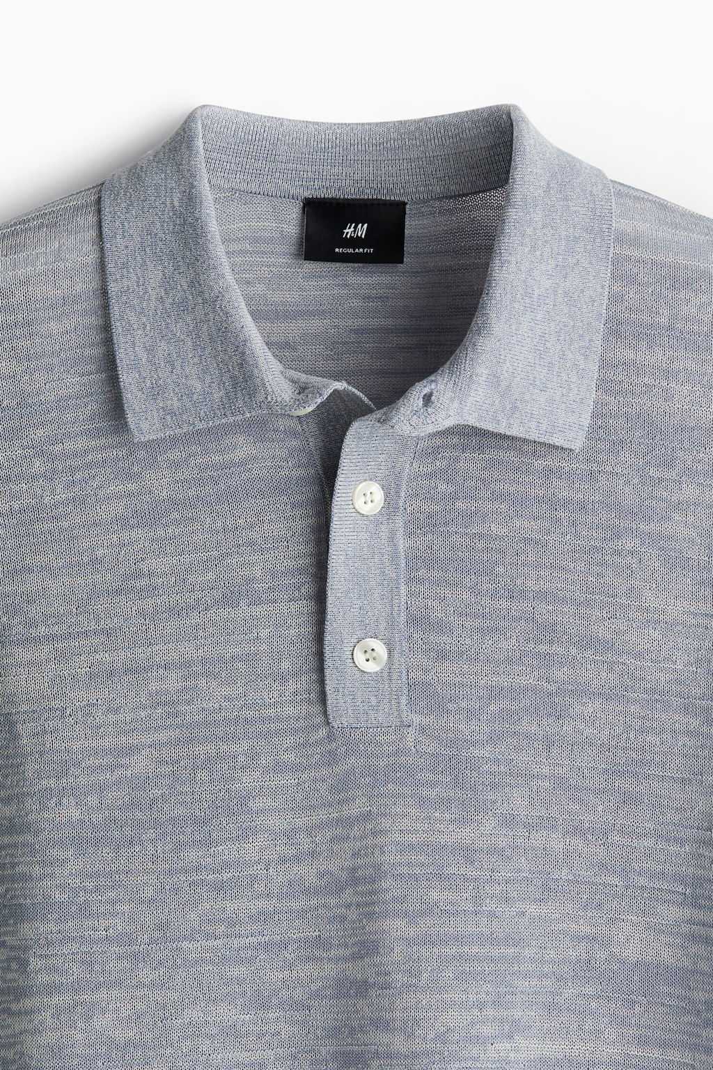 Polo en punto fino Regular Fit - H&m фото 8