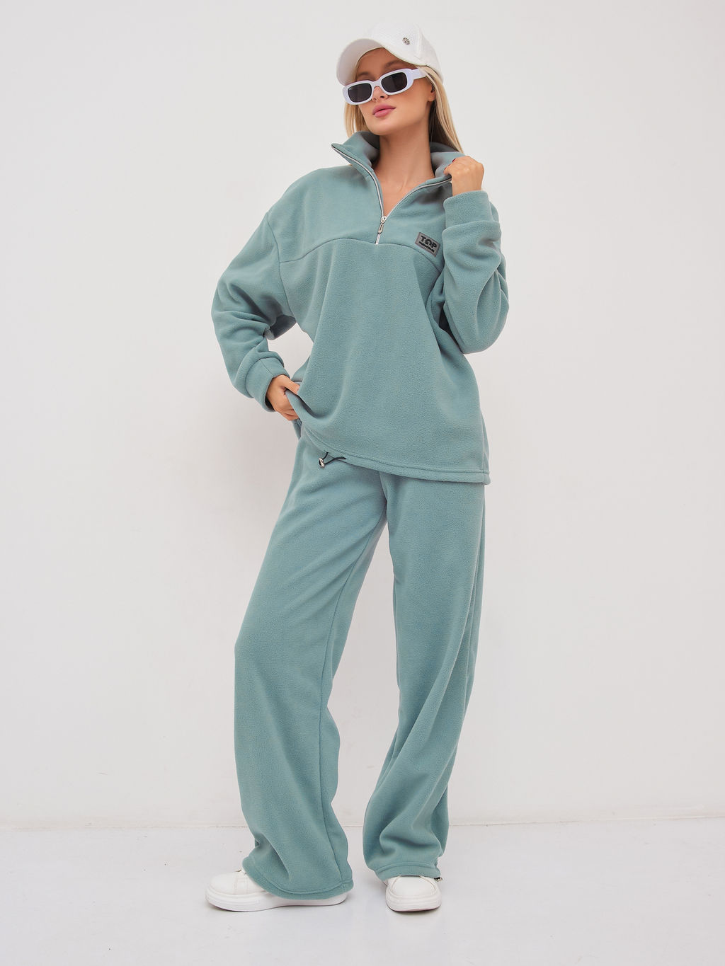 Костюм жен. Тренд флис аква