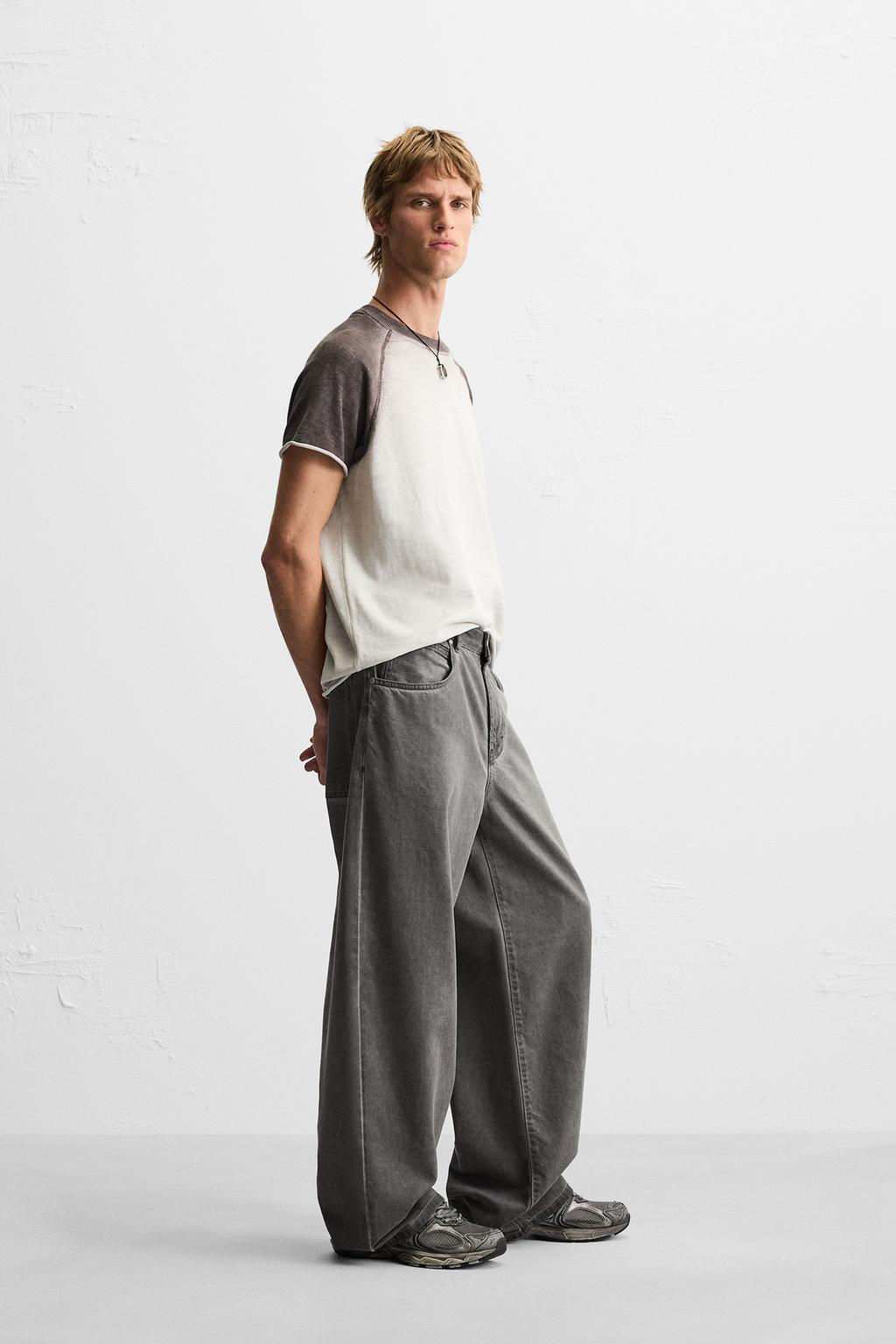 SPRAY PRINT KNIT T-SHIRT - Zara фото 4