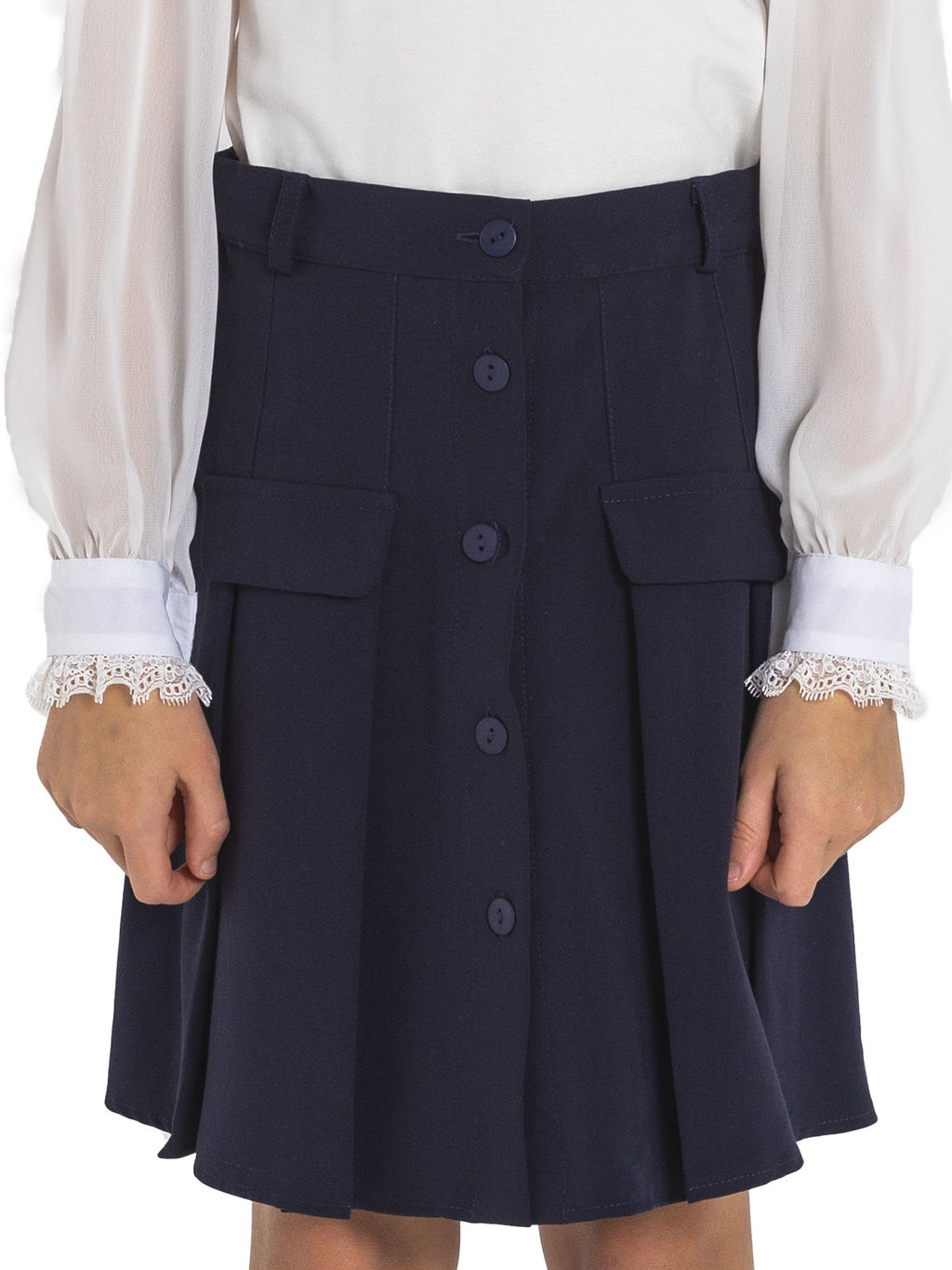 Школьная юбка для девочки О76211 - Карамелли фото 4