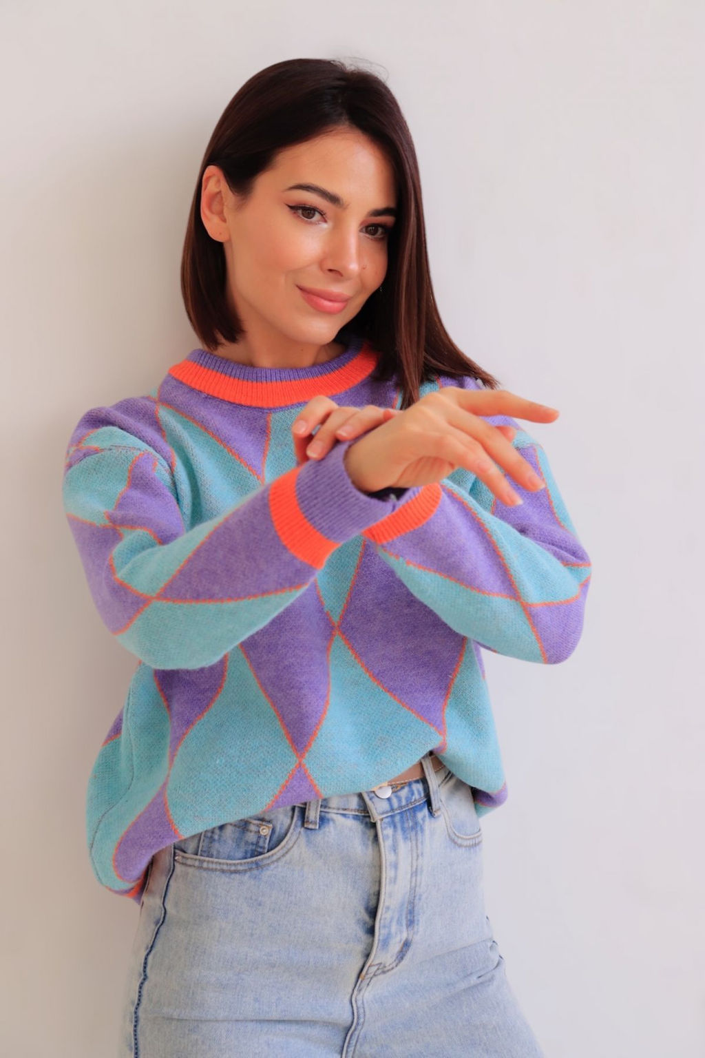 Martichelli Джемпер с ромбами  фото 9