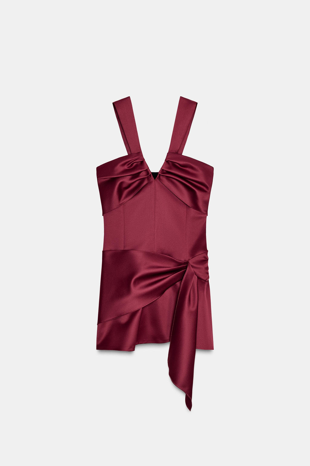 MINI DRESS WITH WAIST DETAIL - Zara фото 9