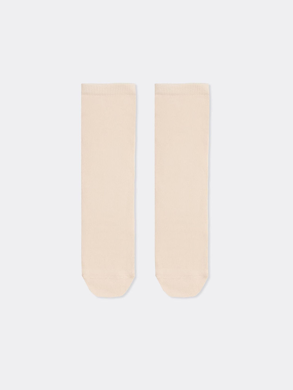 Цена за 5 пар! Детские высокие носки нюдового оттенка - Mark formelle фото 3