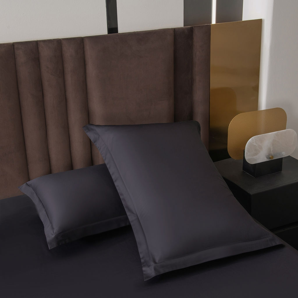 Комплект постельного белья на резинке Сатин Velvet Premium с Одеялом VPR004 180*200*25;160*200*25;140*200*25 Евро 4 Наволочки