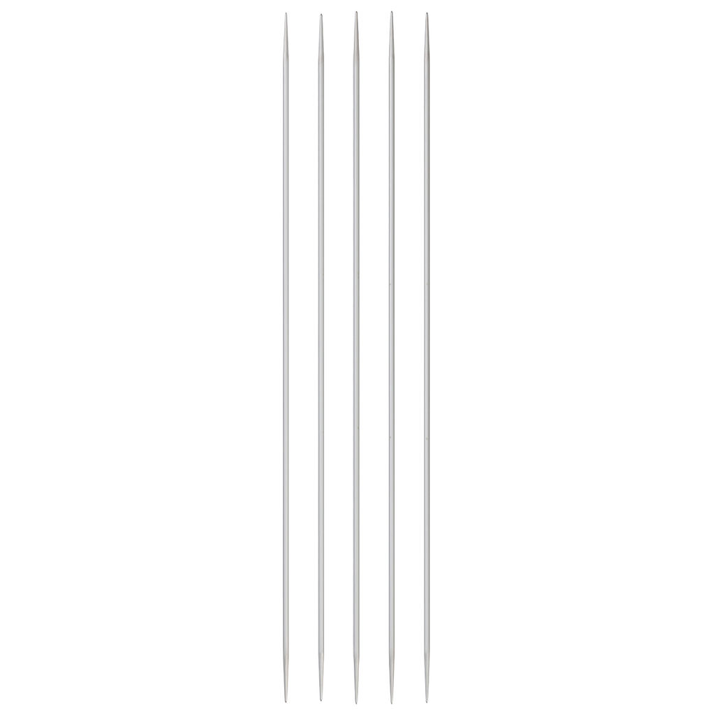 Спицы PRYM 191556 чулочные алюминий d 2.5 мм 30 см 5 шт с острием на обоих концах  фото 3