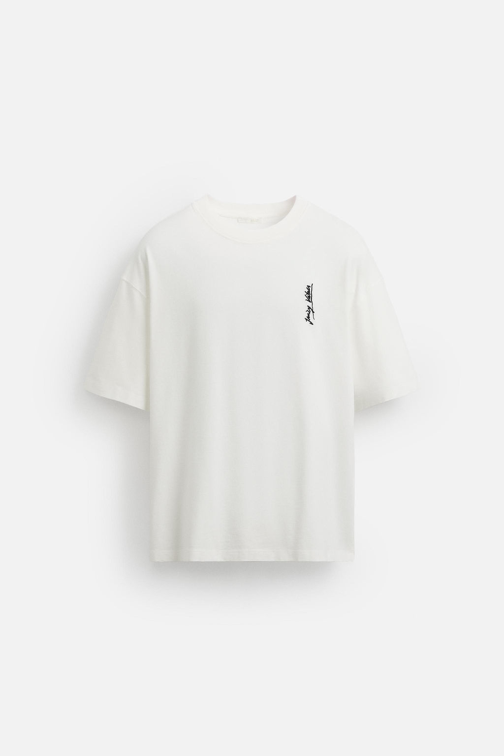 EMBROIDERED NOTES T-SHIRT - Zara фото 9