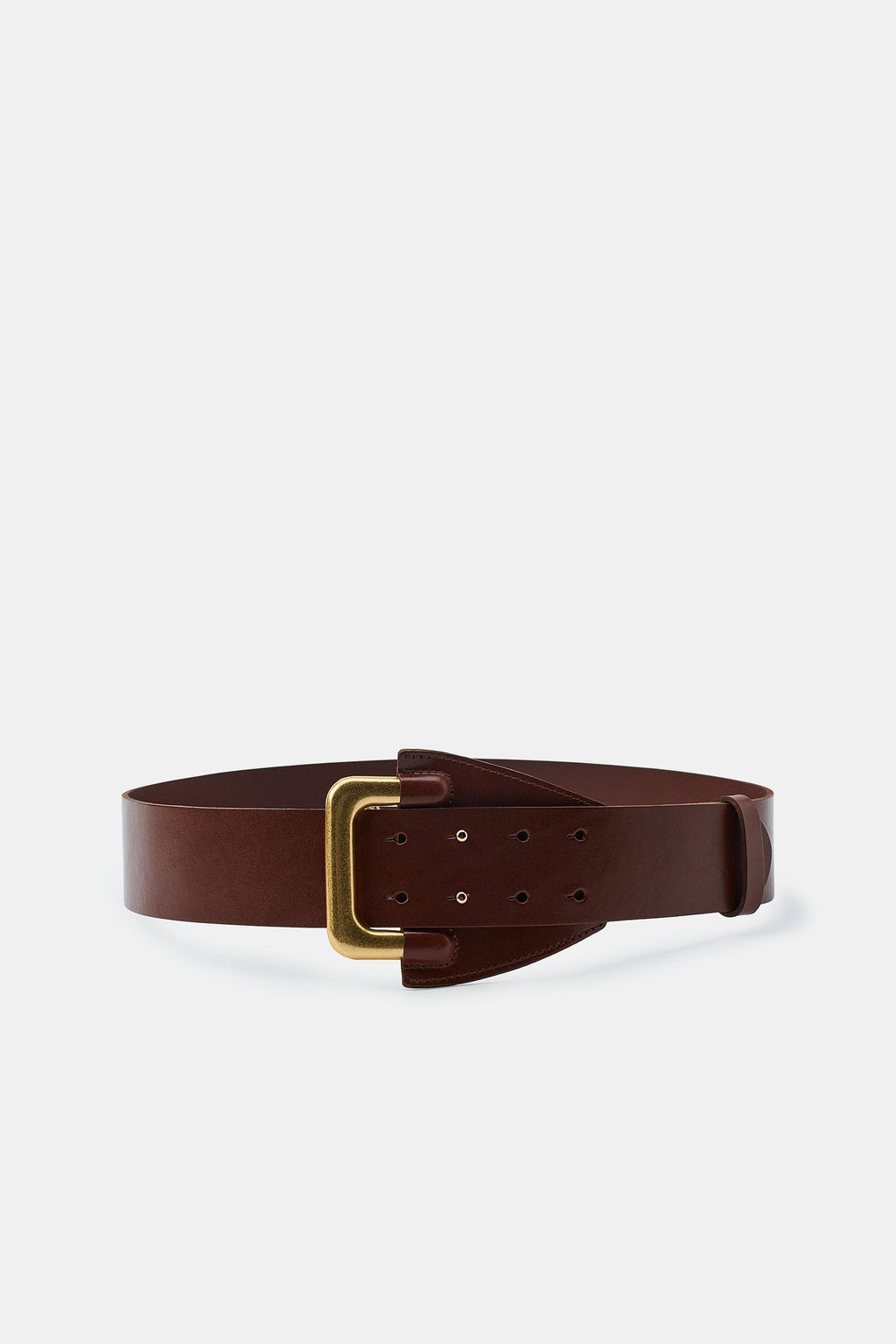 100% LEATHER BELT WITH PIN BUCKLE