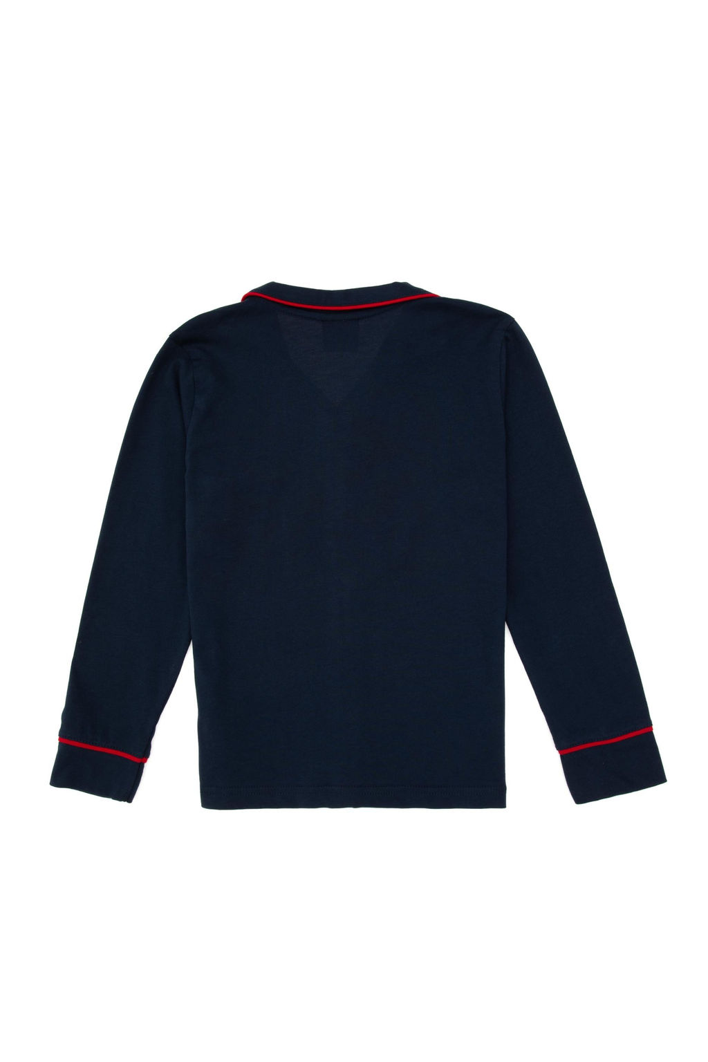 Пижама U.S. Polo Assn детская темно‑синяя из хлопка