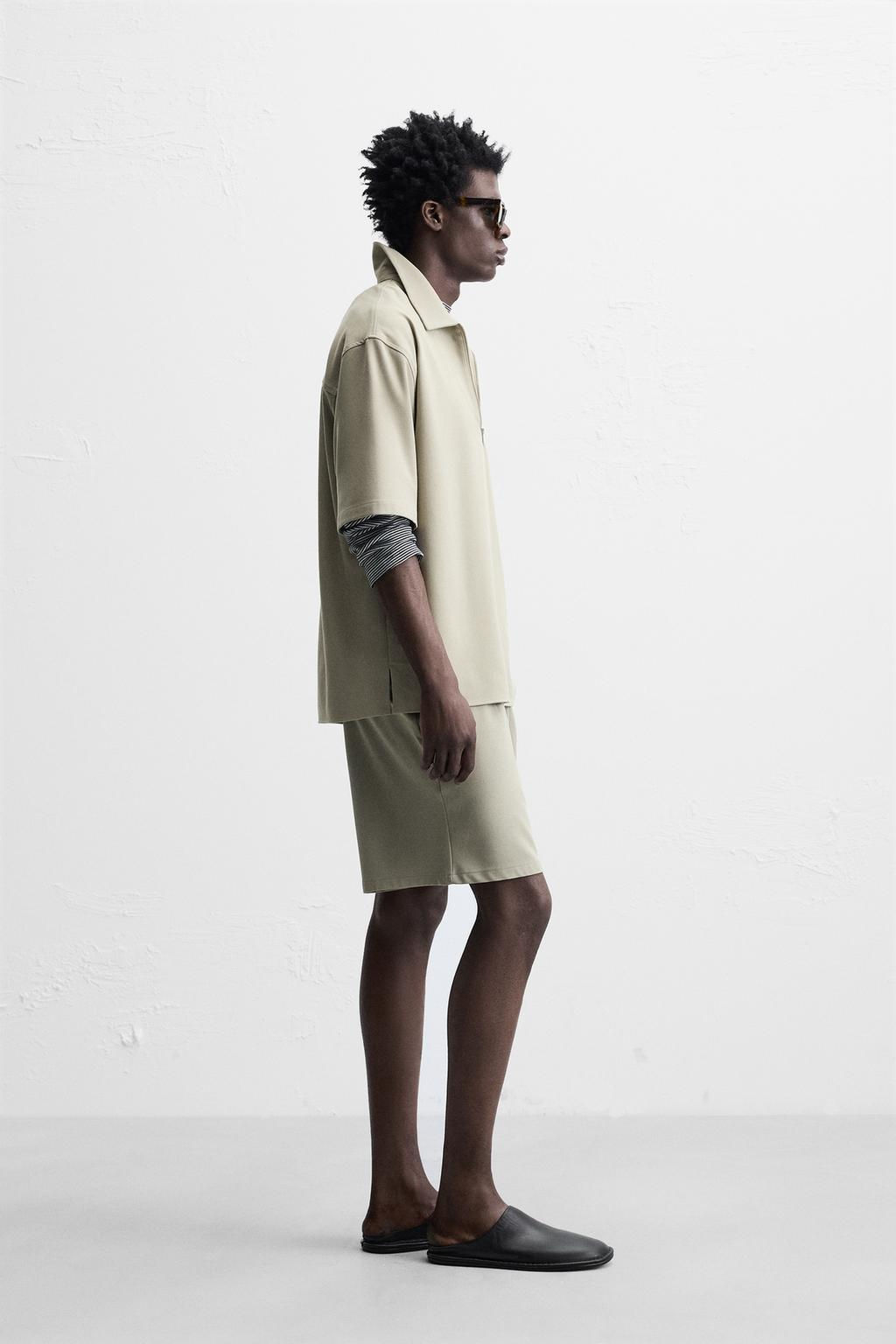 COMFORT REGULAR FIT BERMUDA SHORTS - Zara фото 20