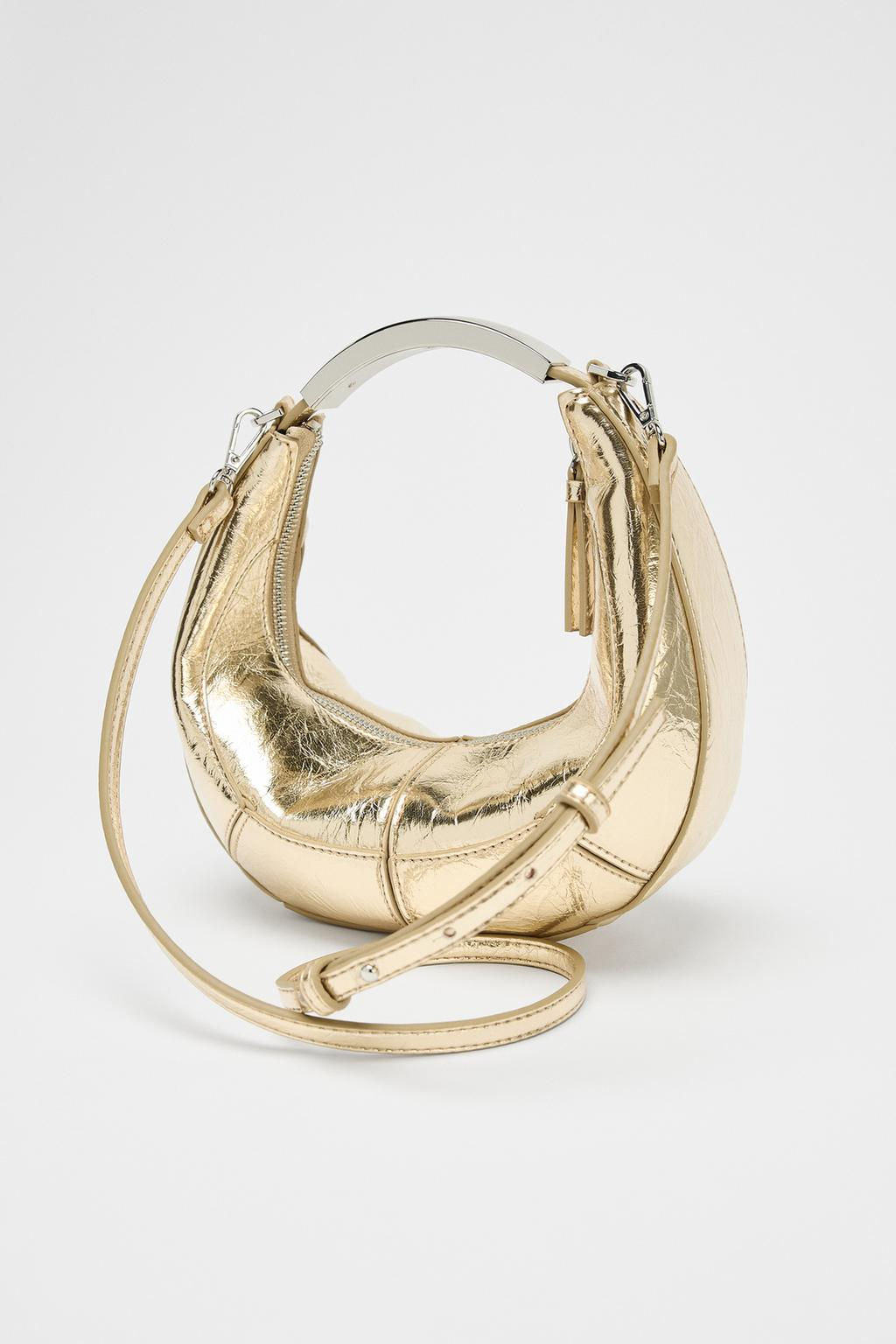 OVAL BAG WITH METAL STRAP - Zara фото 5