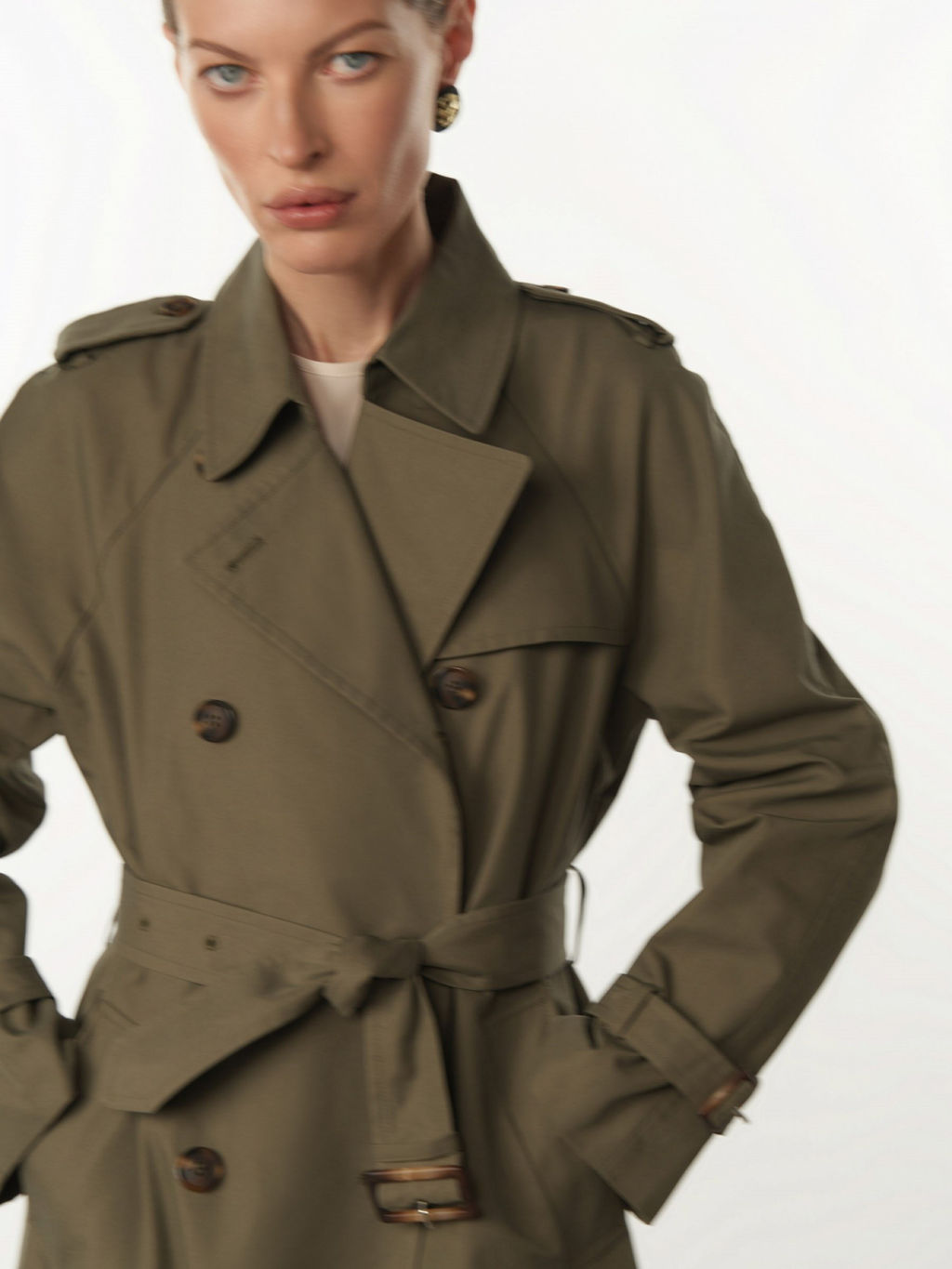 Conso/SL 230125 - khaki Тренч  фото 2