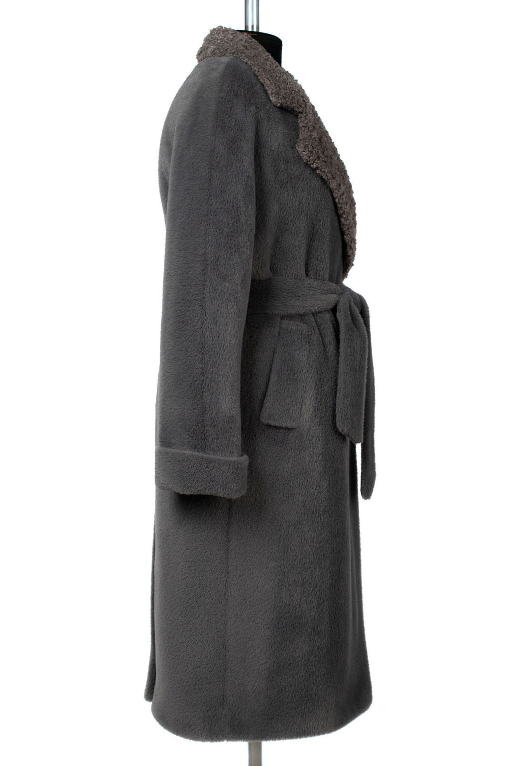 02-3192 Пальто женское утепленное (пояс) - El podio фото 10