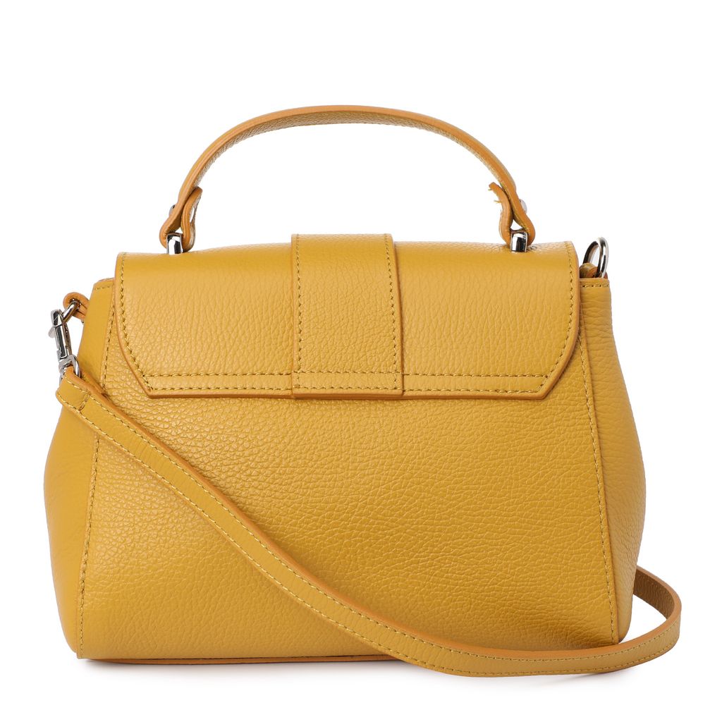 Женская сумка с ручкой DIVAS BAG ARGELIA Артикул 2360007, горчичный  фото 3