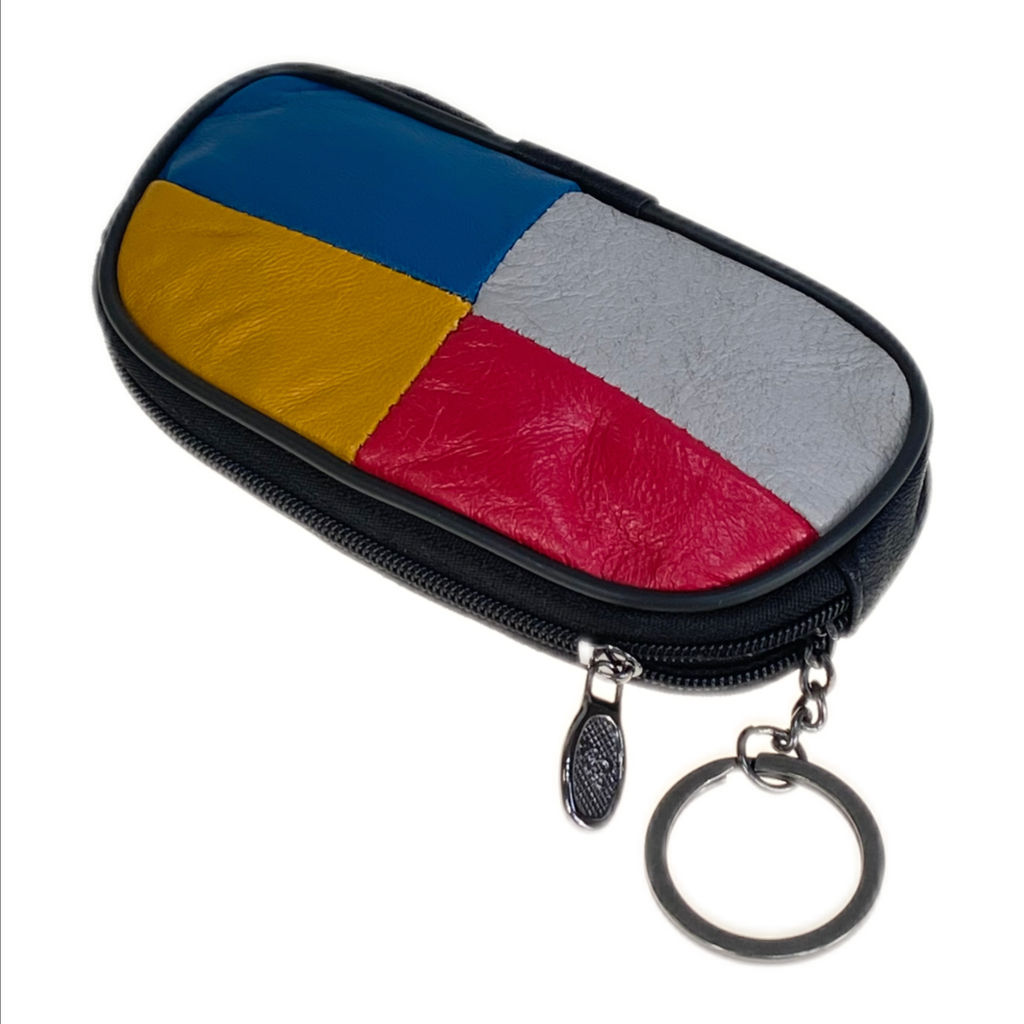 Ключница из натуральной кожи мультицвет