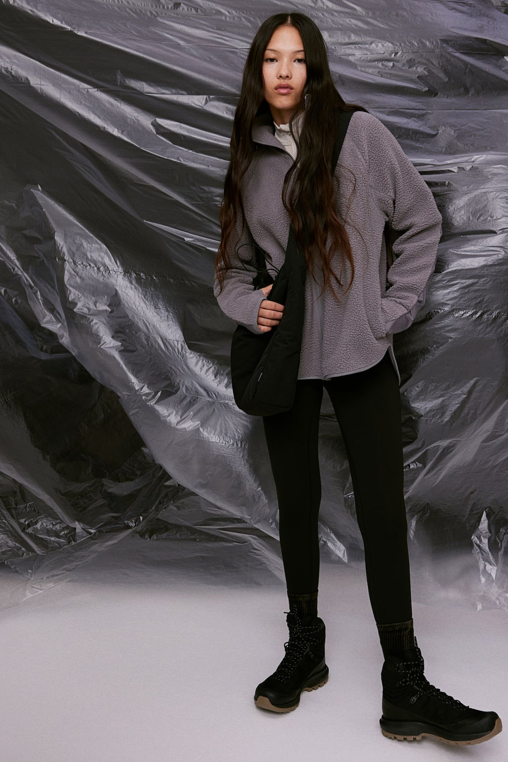 Chaqueta de deporte en borreguito - H&m фото 3