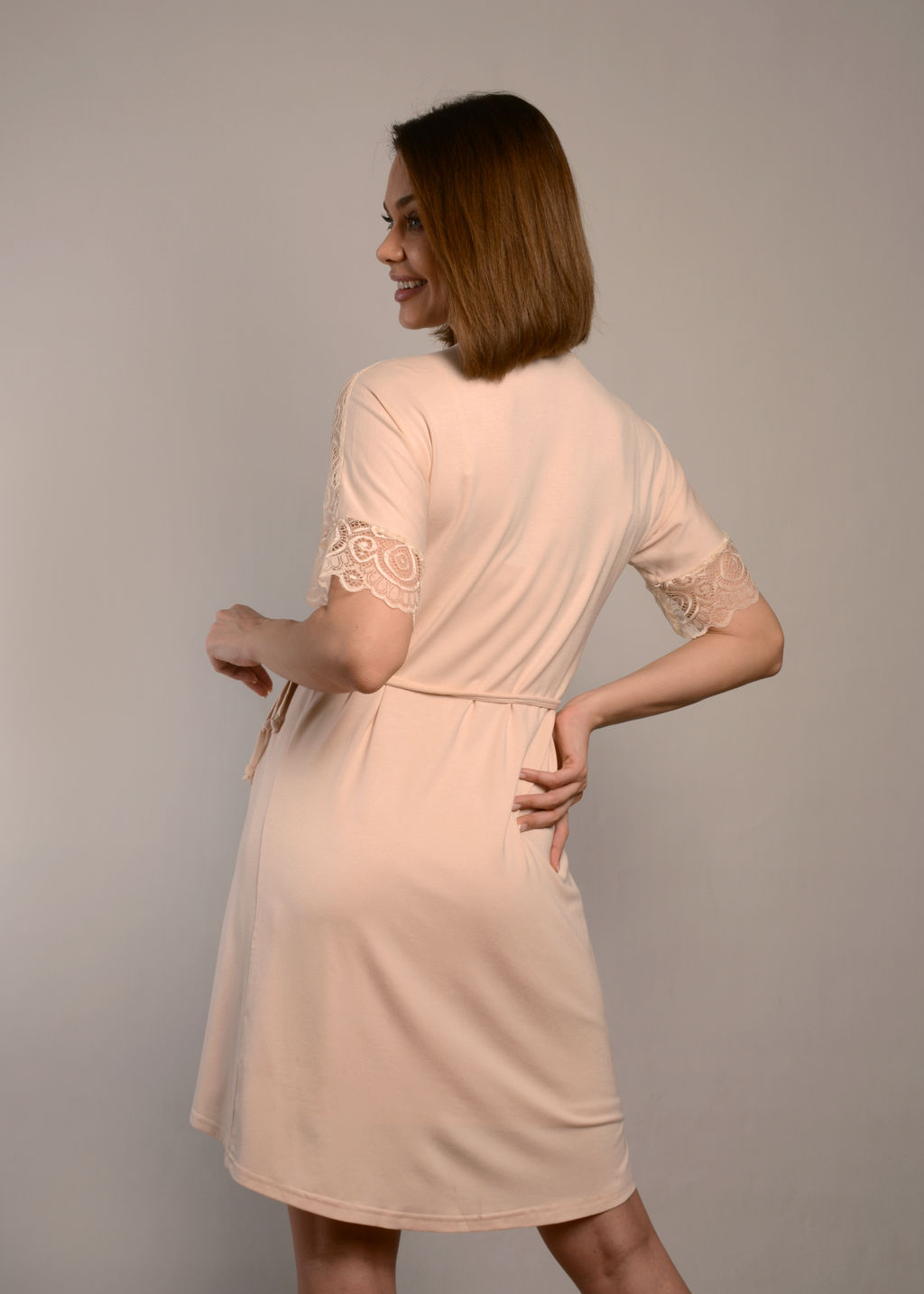 Халат НЮАНС (бежевый №24) - Ивановская трикотажная компания фото 4