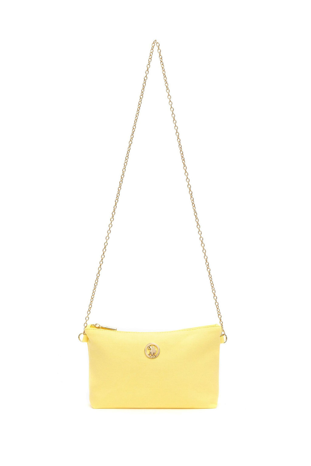 U. S. Polo Assn / Женская желтая сумка через плечо - U.s. polo assn фото 4