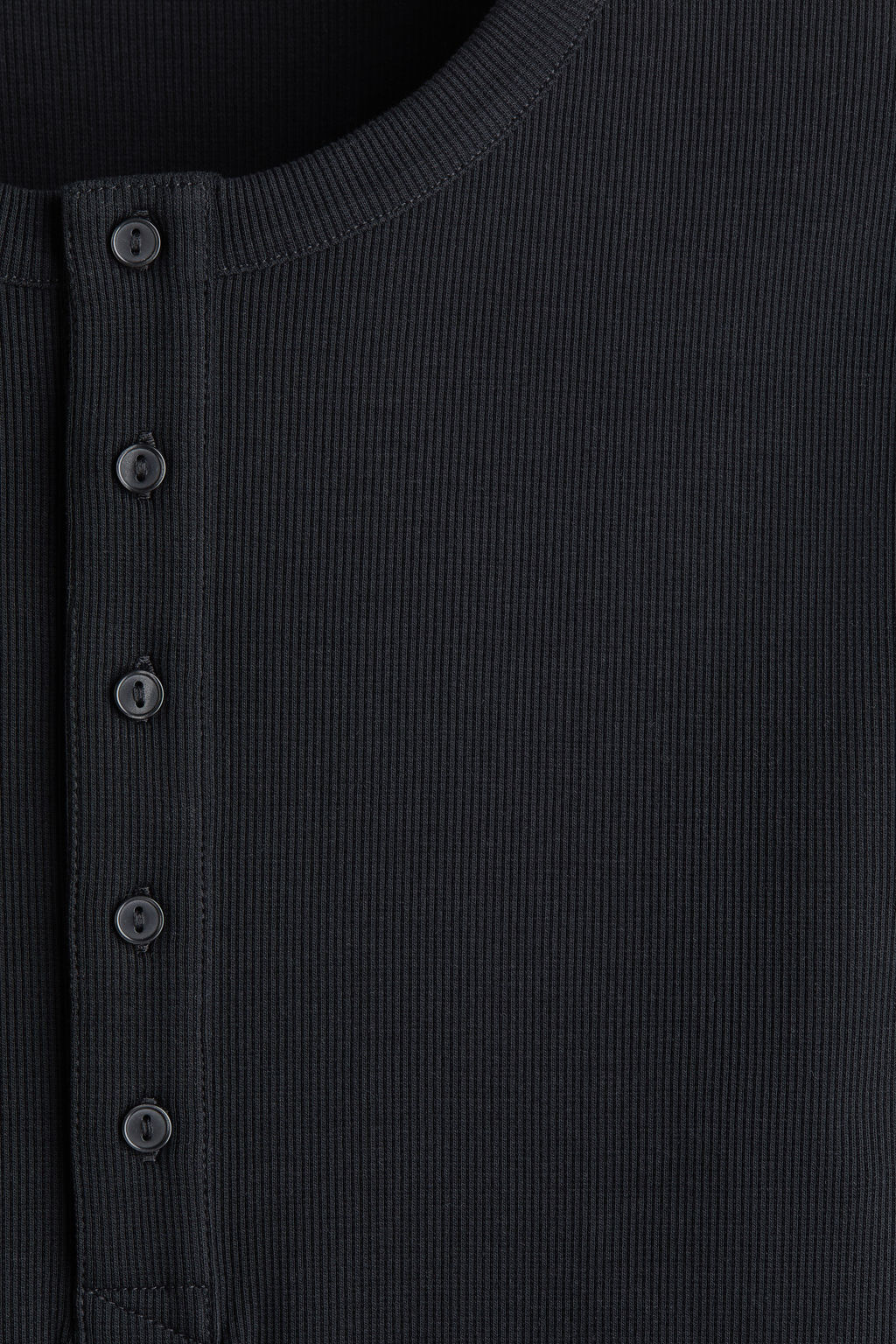 Camiseta de canal? con cuello panadero Slim Fit - H&m фото 5