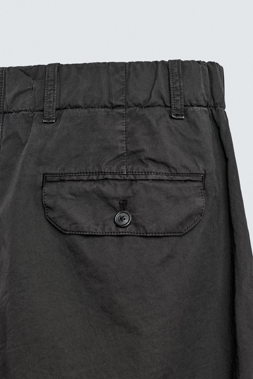 PANTAL?N RELAXED FIT ALGOD?N AARON LEVINE X ZARA / Negro  фото 9