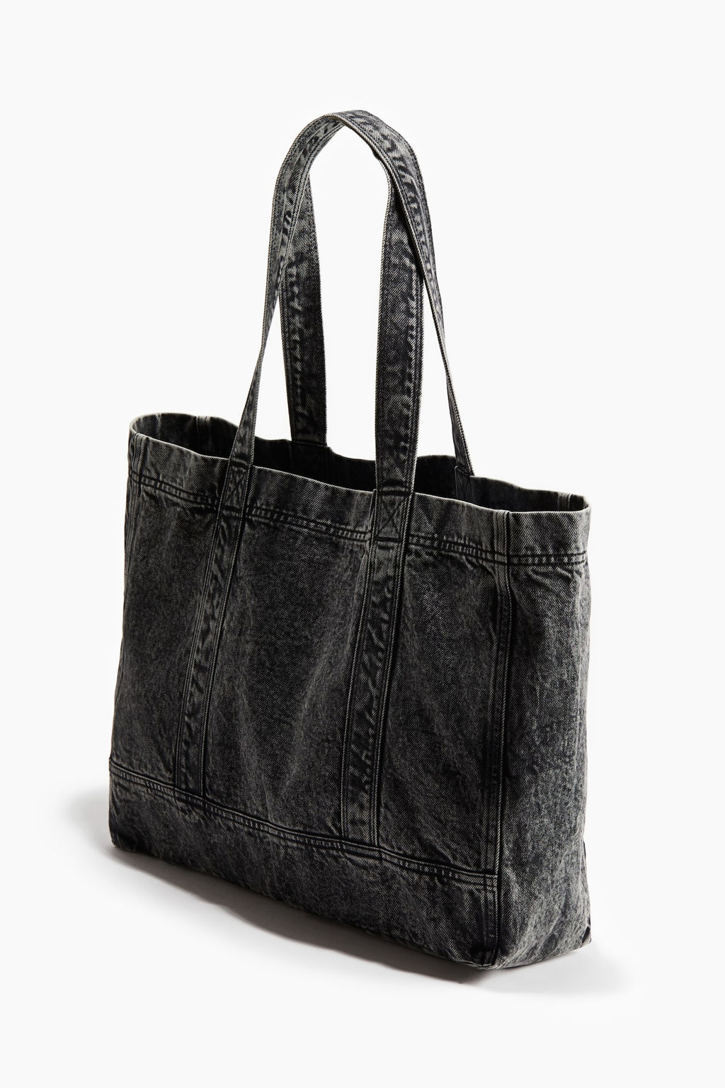 Bolsa shopper en denim efecto lavado - H&m фото 3