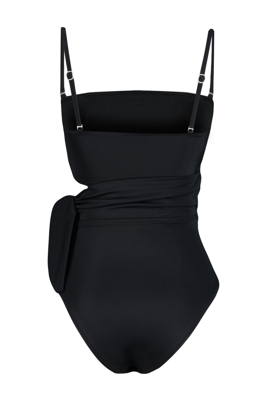 TRENDYOLMILLA Siyah Straplez Cut Out/Pencereli Regular Mayo TBESS24MA00123 фото 7