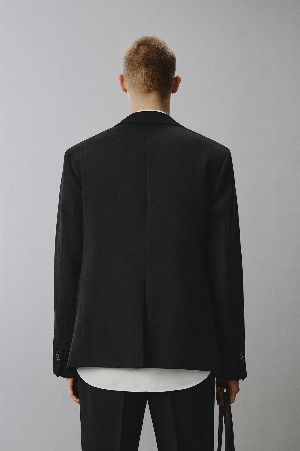 BLAZER TRAJE 100% LANA / Negro - Zara фото 3