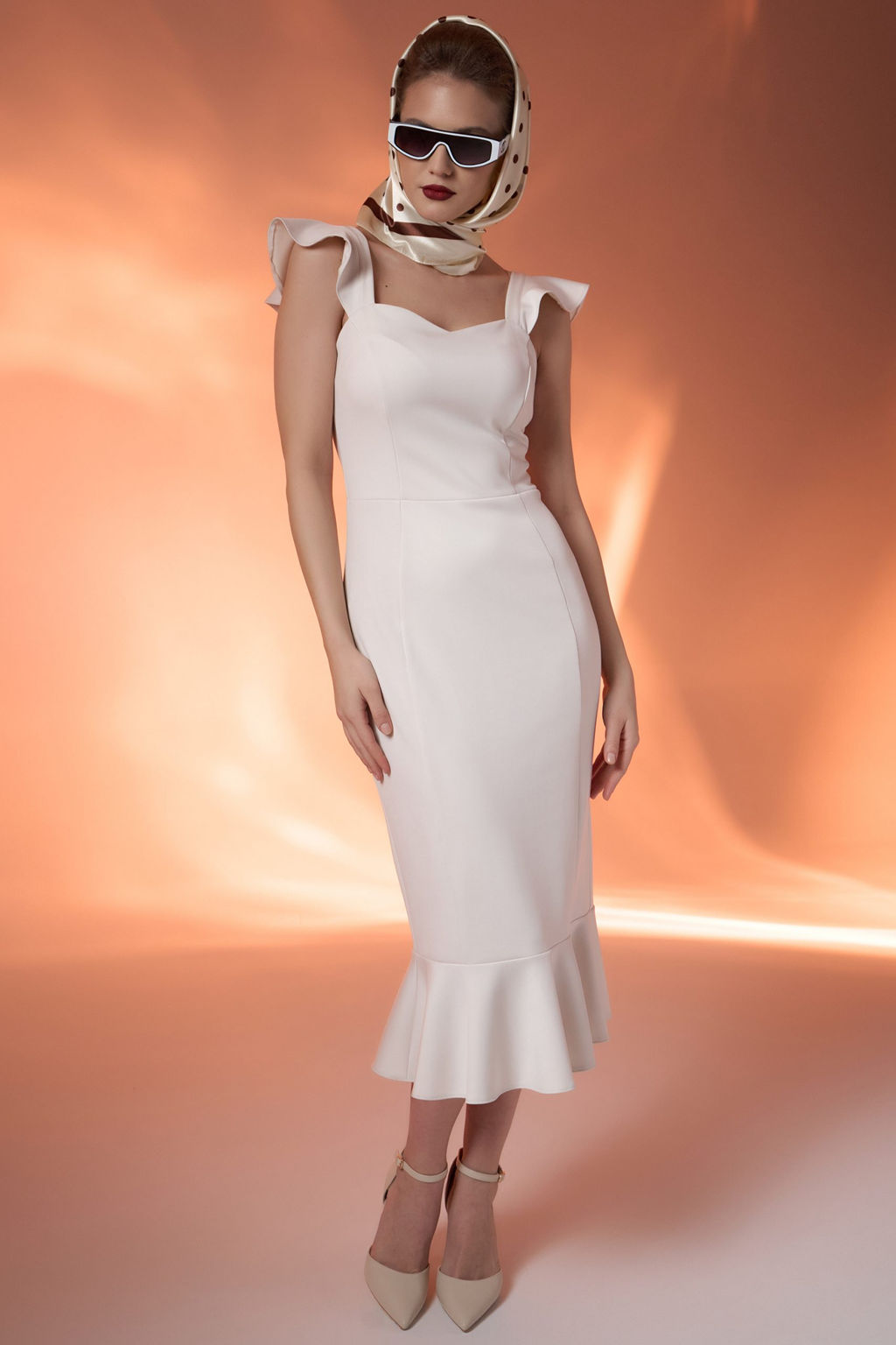 Платье Жадор (молочный) - Эльза фото 11