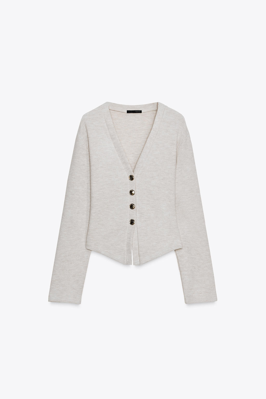 SOFT BUTTON CARDIGAN - Zara фото 12