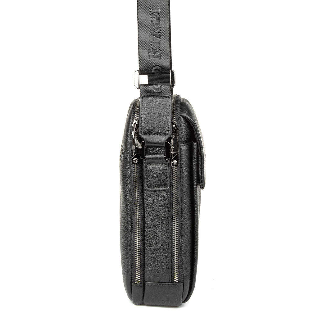 3783-3 black, Мужская кожаная сумка, Barcelo Biagi