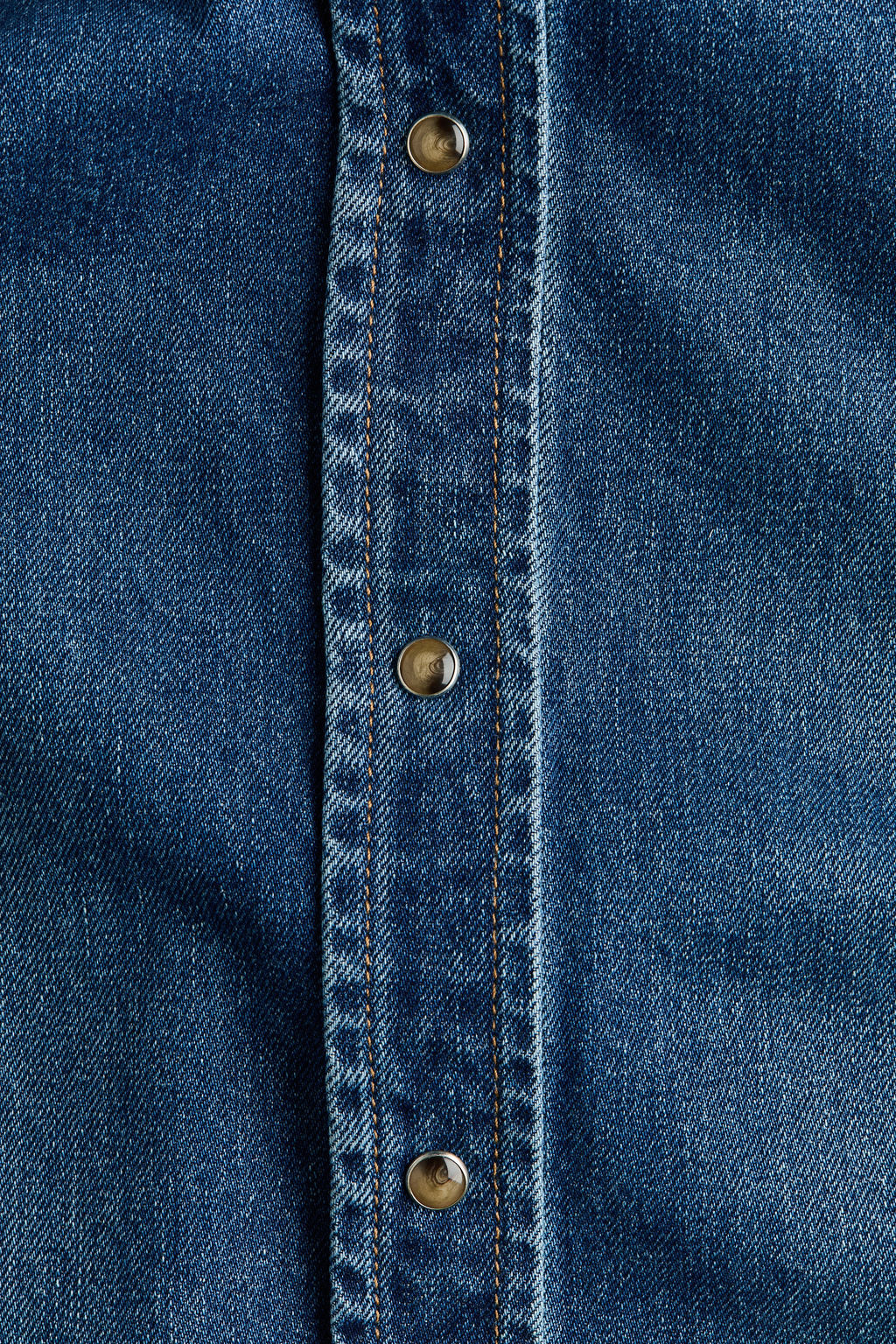 Camisa denim con cuello lazo - H&m фото 7