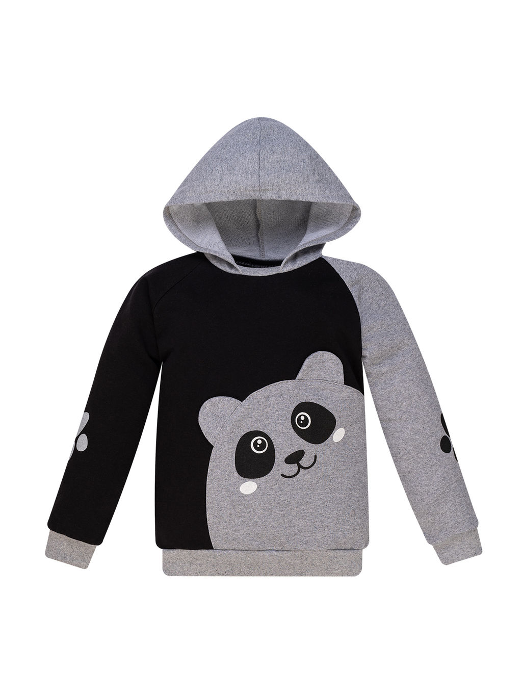 Костюм детский черныймеланж панда