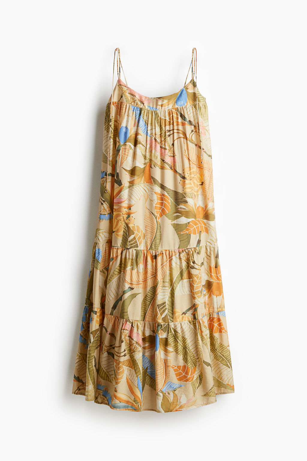 Maxivestido con tirantes de lazo - H&m фото 3