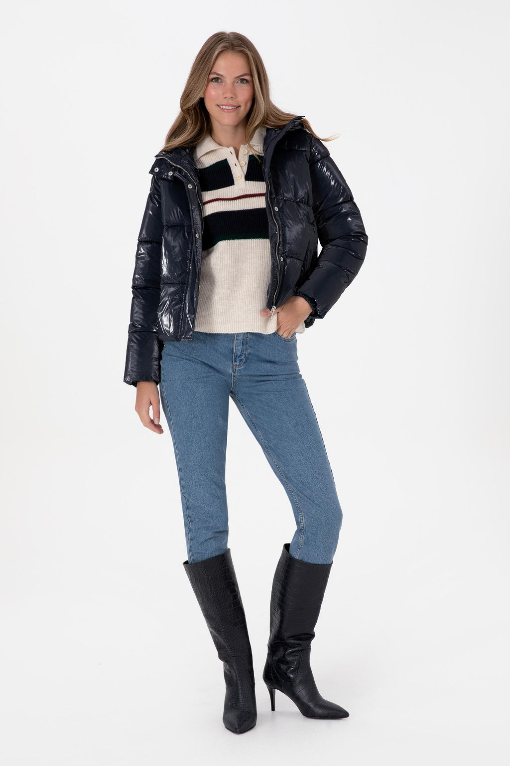 Kad_n Lacivert Mont Sepette S_rpriz _ndirim - U.s. polo assn фото 4