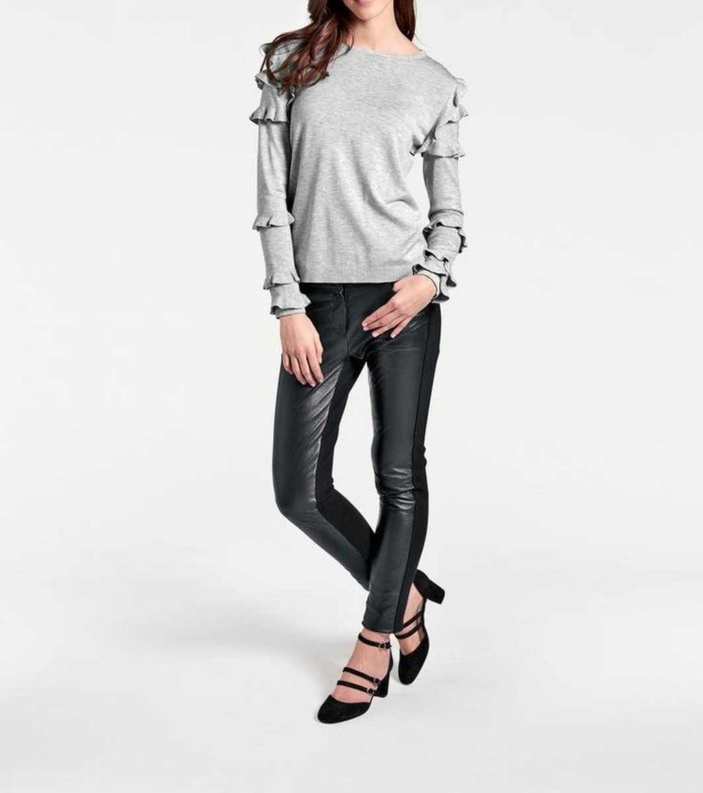 Пуловер, серый - Ashley brooke фото 7