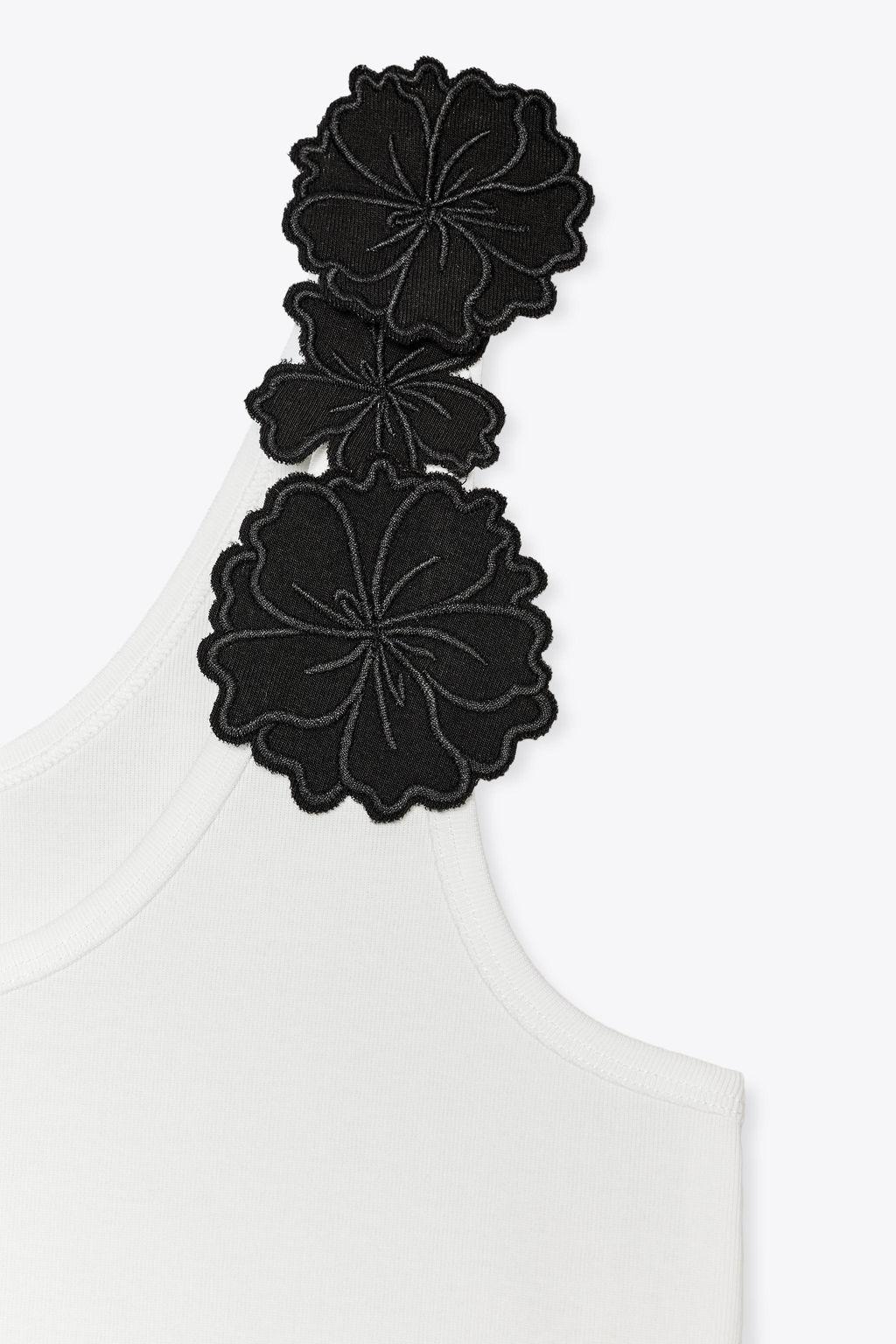 FLORAL APPLIQUE TOP - Zara фото 7