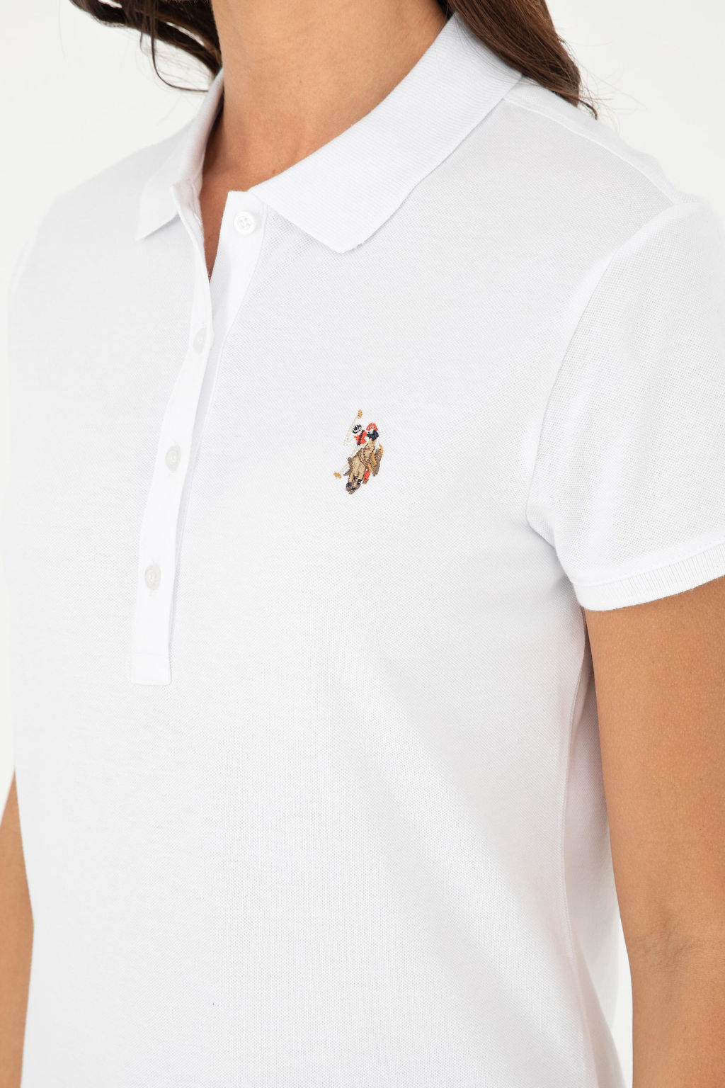 Женская белая футболка - U.s. polo assn фото 7